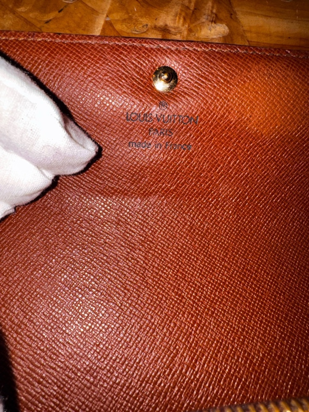 Louis Vuitton, beautiful vintage long Sarah wallet or Crossbody 100% authentic - Picture 17 of 17